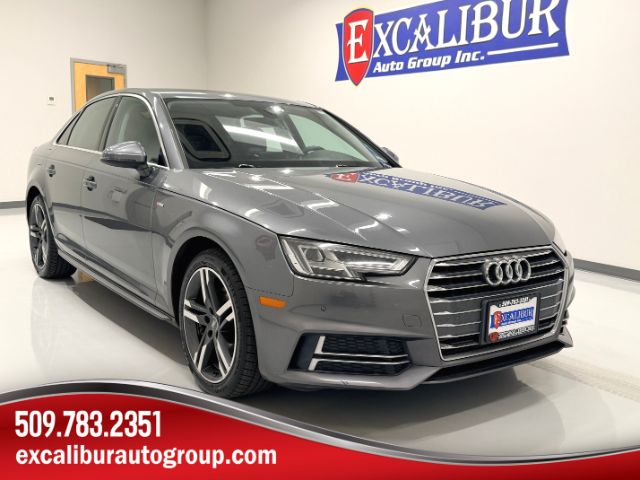 Monsoon Gray Metallic 2017 Audi A4 Sedan Front-Wheel Drive Automatic