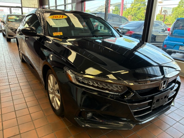 Crystal Black Pearl 2021 Honda Accord Sedan Front-Wheel Drive Continuously Variable Transmission