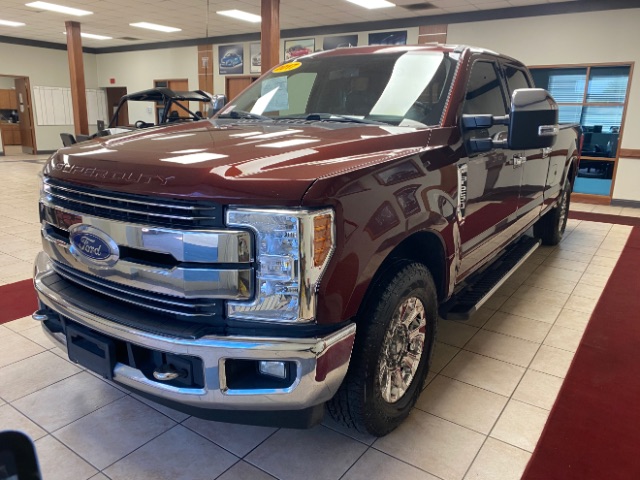 Red (Bronze Fire Metallic) 2017 Ford F-250 Super Duty Lariat Crew Cab LB Pickup Truck 4X2 Automatic