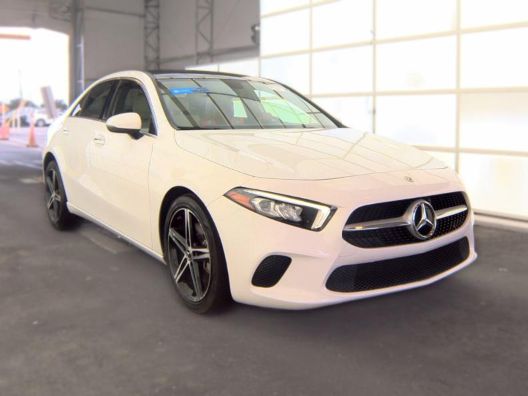 Polar White 2022 Mercedes-Benz A-Class Sedan Front-Wheel Drive Automatic