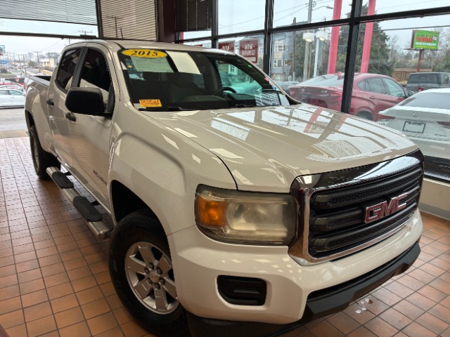 Summit White 2015 GMC Canyon Crew Cab Pickup Truck 4X2 Automatic