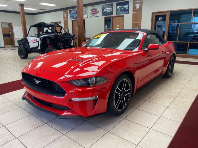 Race Red 2020 Ford Mustang EcoBoost Premium Convertible RWD Convertible Rear-Wheel Drive Automatic