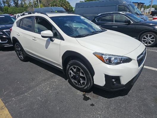 Crystal White Pearl 2020 Subaru Crosstrek Premium AWD SUV / Crossover All-Wheel Drive Continuously Variable Transmission