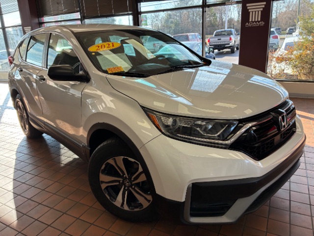 Platinum White Pearl 2021 Honda CR-V LX FWD SUV / Crossover Front-Wheel Drive Automatic