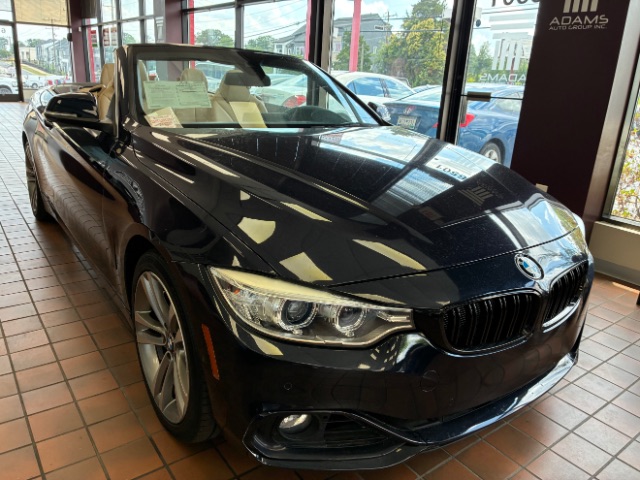 Blue 2016 BMW 4 Series 428i Convertible RWD Convertible Rear-Wheel Drive Automatic