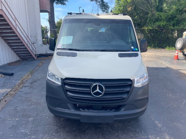 Gray (Pebble Grey) 2023 Mercedes-Benz Sprinter Cargo Van Rear-Wheel Drive 9-Speed Automatic