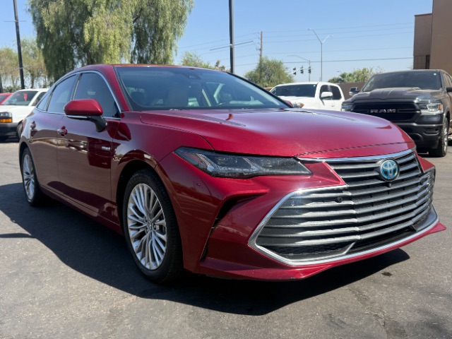 Red (Ruby Flare) 2019 Toyota Avalon Hybrid Sedan Front-Wheel Drive Automatic