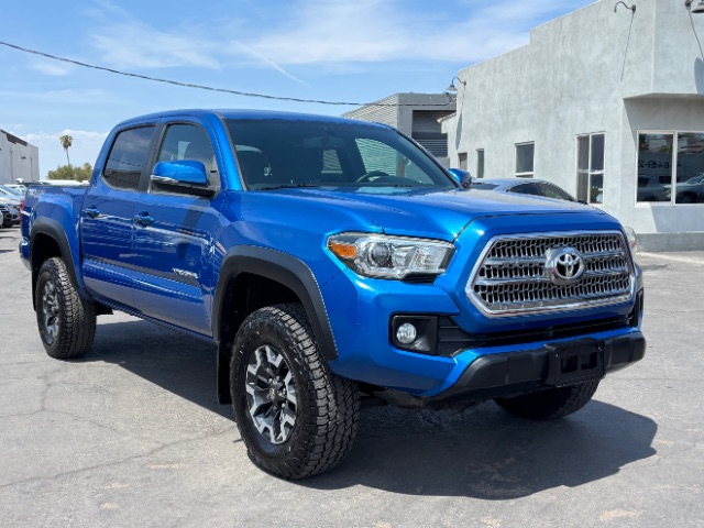 Blazing Blue Pearl 2016 Toyota Tacoma Pickup Truck Four-Wheel Drive Automatic