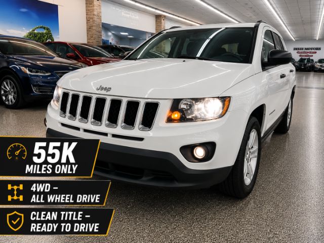 White 2016 Jeep Compass SUV / Crossover Four-Wheel Drive 5-Speed Manual
