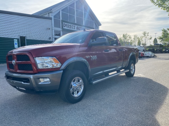 Deep Cherry Red Crystal Pearlcoat 2013 RAM 2500 Outdoorsman Crew Cab 4WD Pickup Truck Four-Wheel Drive Automatic