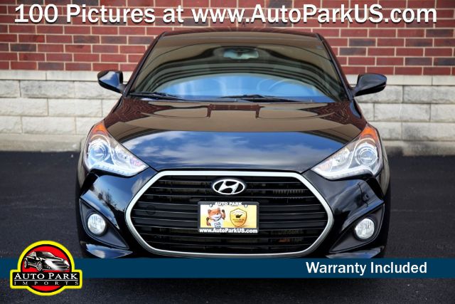 Ultra Black 2016 Hyundai Veloster Turbo FWD Coupe Front-Wheel Drive 7-Speed Automatic