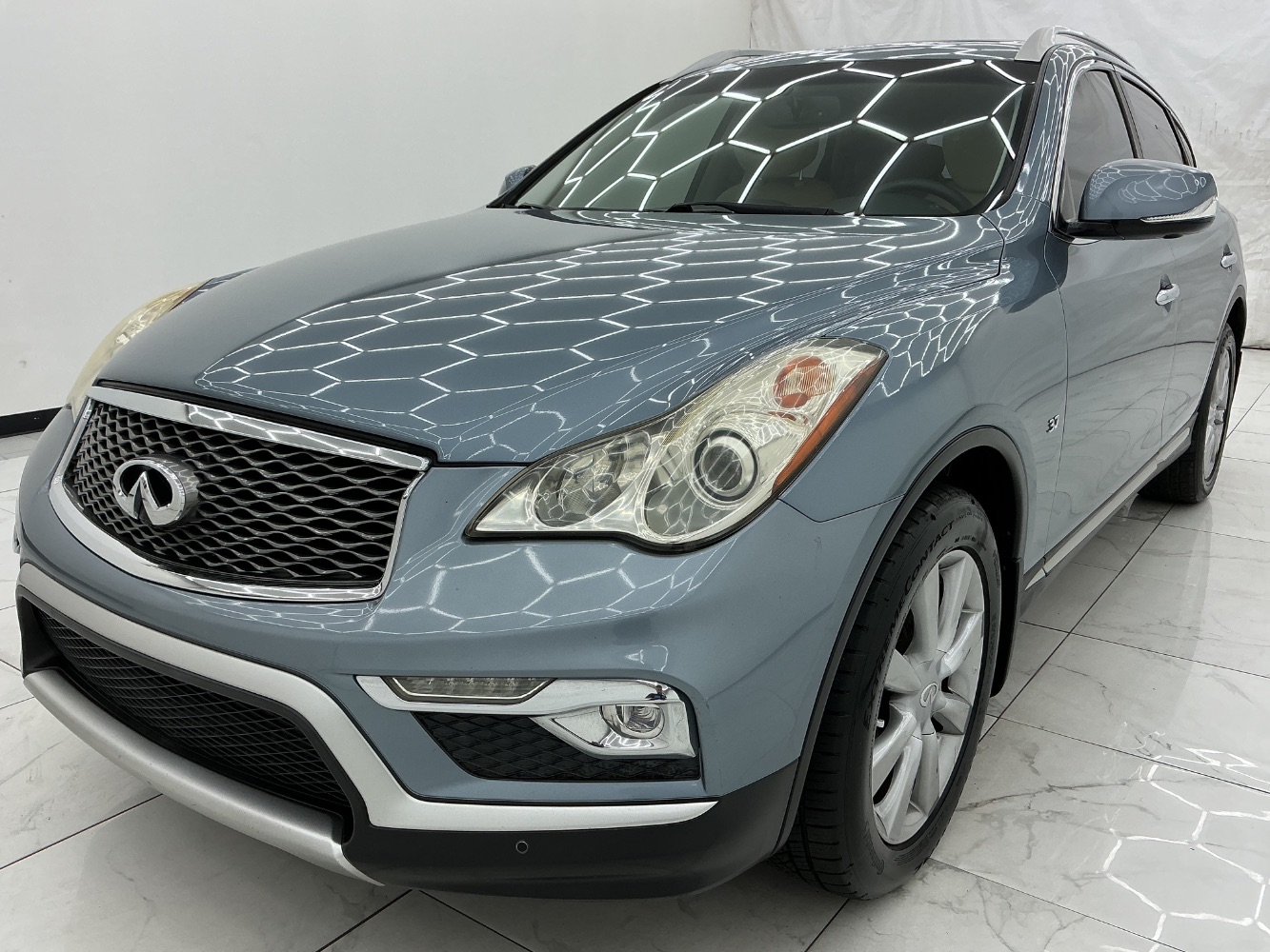 Blue 2016 INFINITI QX50 SUV / Crossover Rear-Wheel Drive Automatic
