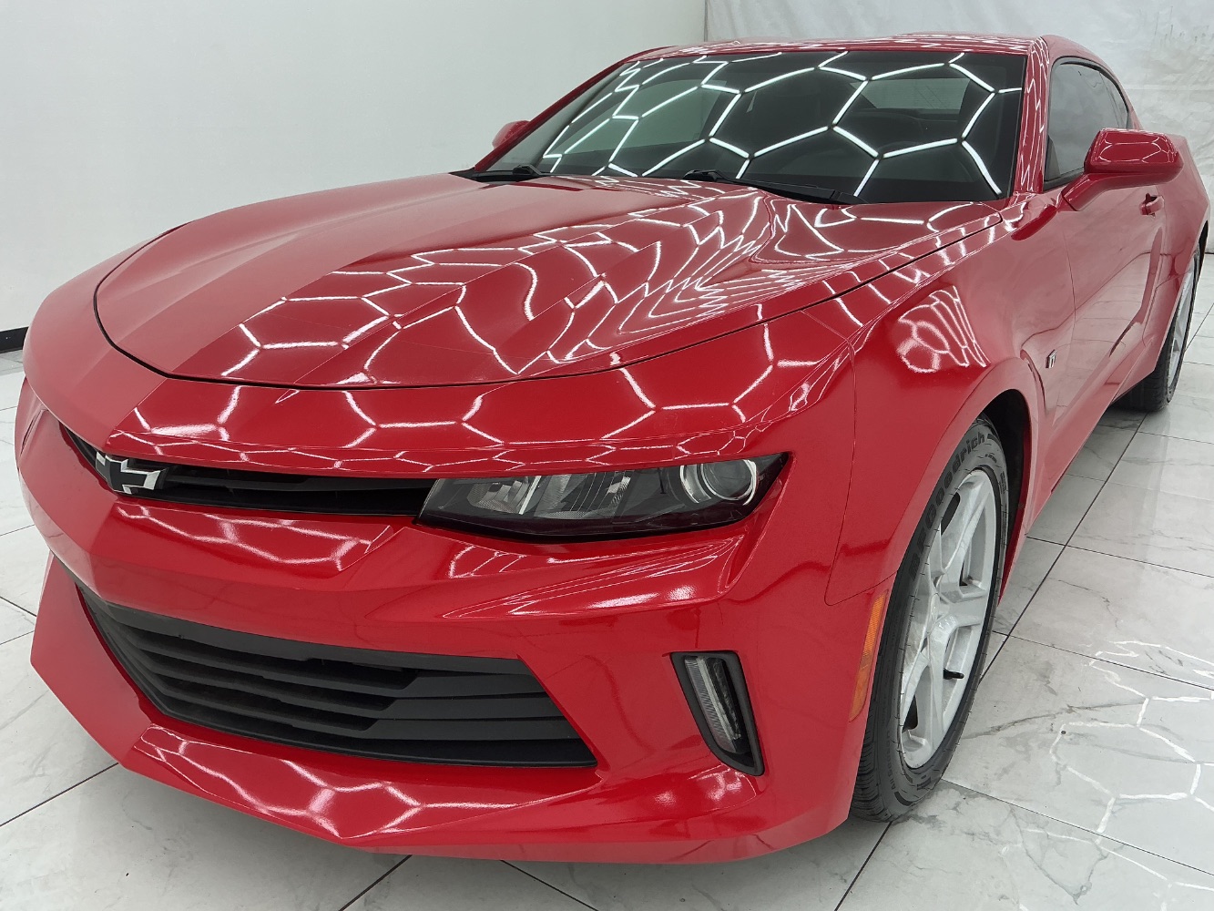 Red 2018 Chevrolet Camaro Coupe Rear-Wheel Drive Automatic