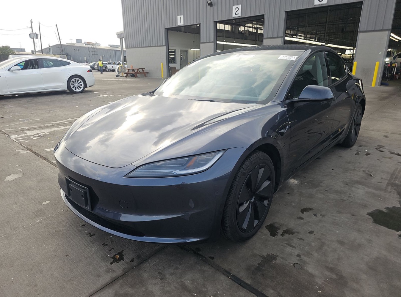 Gray (Stealth Grey) 2024 Tesla Model 3 RWD Sedan Rear-Wheel Drive Automatic