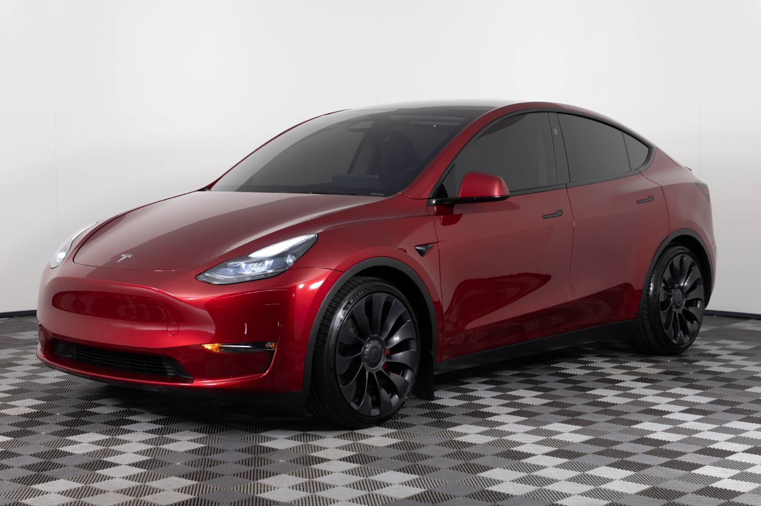 Ultra Red 2024 Tesla Model Y Performance AWD SUV / Crossover All-Wheel Drive Automatic