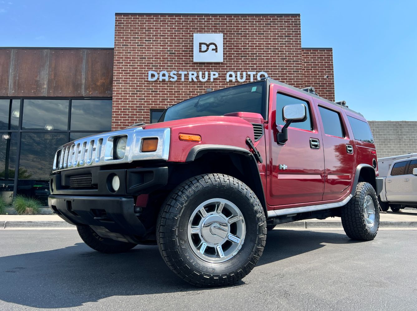 Red 2005 Hummer H2 SUV / Crossover Four-Wheel Drive 4-Speed Automatic