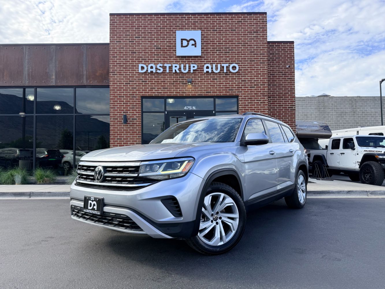 Pyrite Silver Metallic 2021 Volkswagen Atlas SUV / Crossover All-Wheel Drive Automatic