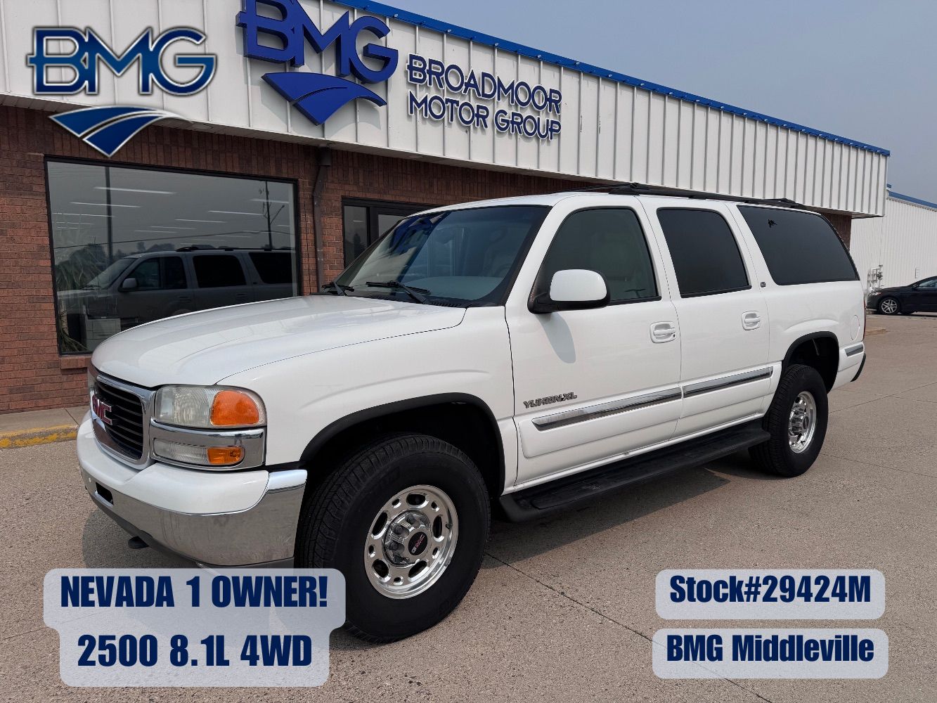 White 2001 GMC Yukon XL SUV / Crossover Four-Wheel Drive Automatic