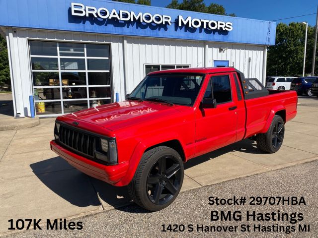 Red 1988 Jeep Comanche Pickup Truck Rear-Wheel Drive 5-Speed Manual