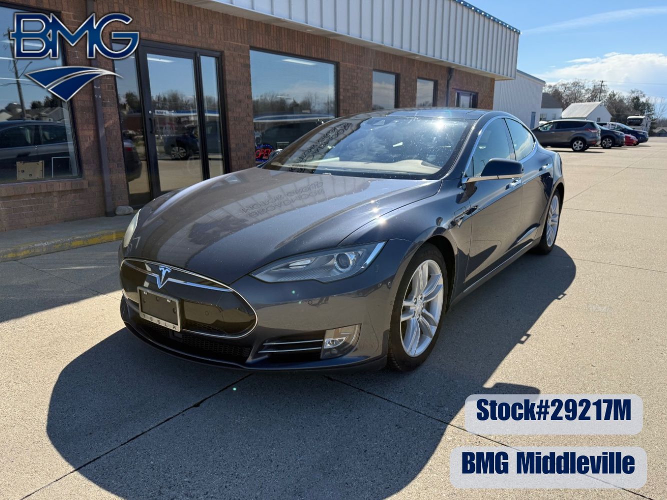 Gray 2015 Tesla Model S 85D AWD Sedan All-Wheel Drive