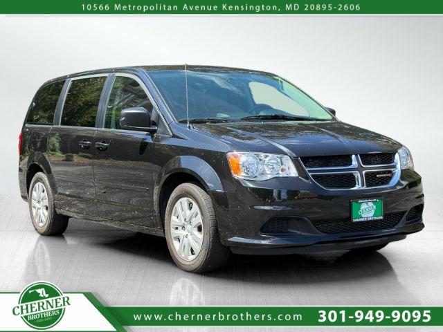 Black Onyx Crystal Pearlcoat 2017 Dodge Grand Caravan Minivan Front-Wheel Drive 6-Speed Automatic