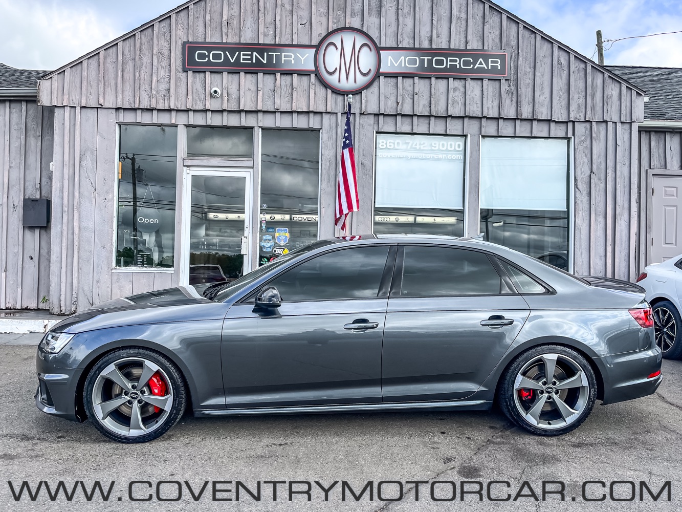 Daytona Gray Pearl Effect 2019 Audi S4 3.0T quattro Premium Plus Sedan AWD Sedan All-Wheel Drive 8-Speed Automatic