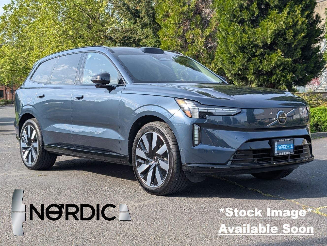 Denim Blue 2025 Volvo EX90 SUV / Crossover All-Wheel Drive Automatic