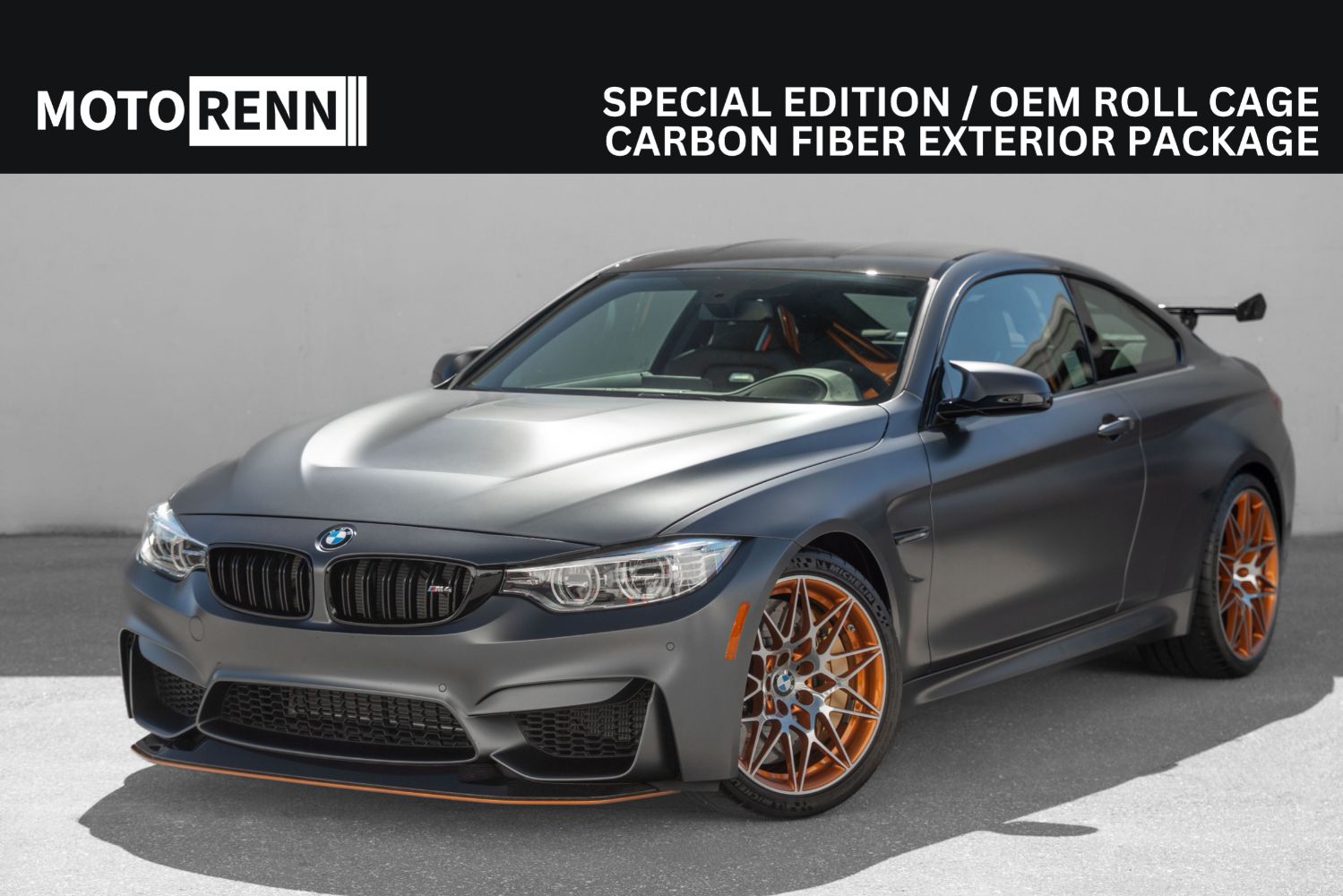 Gray (Frozen Dark Grey) 2016 BMW M4 Coupe Rear-Wheel Drive Automatic