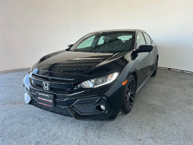 Crystal Black Pearl 2021 Honda Civic Hatchback Sport FWD Hatchback Front-Wheel Drive Continuously Variable Transmission