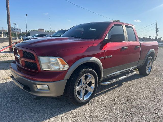 Red 2010 Dodge RAM 1500 Pickup Truck 4X2 