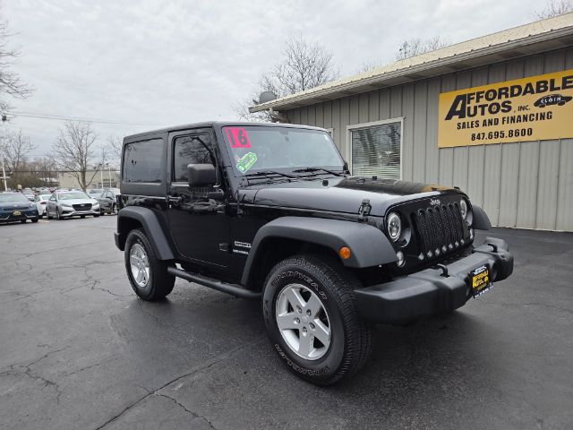 Black Clearcoat 2016 Jeep Wrangler Sport 4WD SUV / Crossover Four-Wheel Drive Automatic