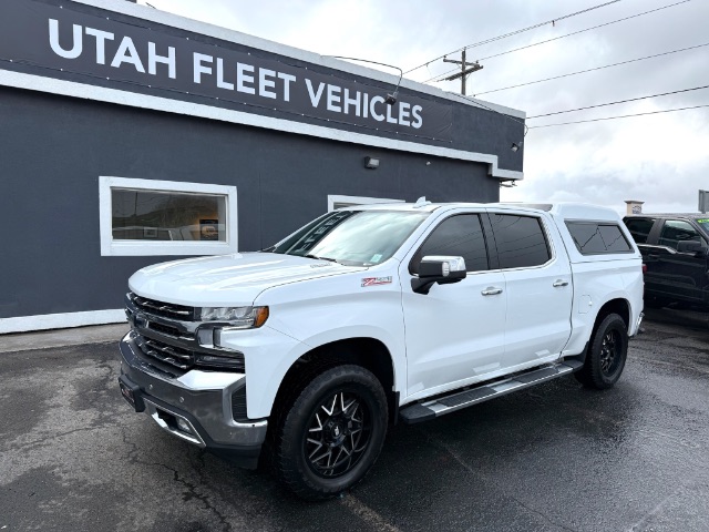 Summit White 2021 Chevrolet Silverado 1500 LTZ Crew Cab 4WD Pickup Truck Four-Wheel Drive