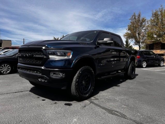 Patriot Blue Pearlcoat 2020 RAM 1500 Big Horn Crew Cab 4WD Pickup Truck Four-Wheel Drive Automatic