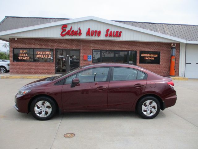Red (Crimson Pearl) 2013 Honda Civic LX Sedan Front-Wheel Drive