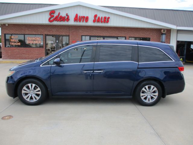 Black (Obsidian Blue Pearl) 2015 Honda Odyssey Minivan Front-Wheel Drive 