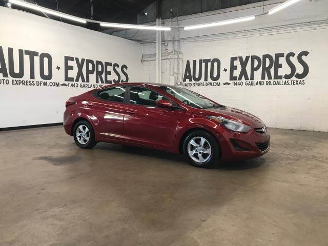 Venetian Red 2015 Hyundai Elantra Sedan Front-Wheel Drive Automatic