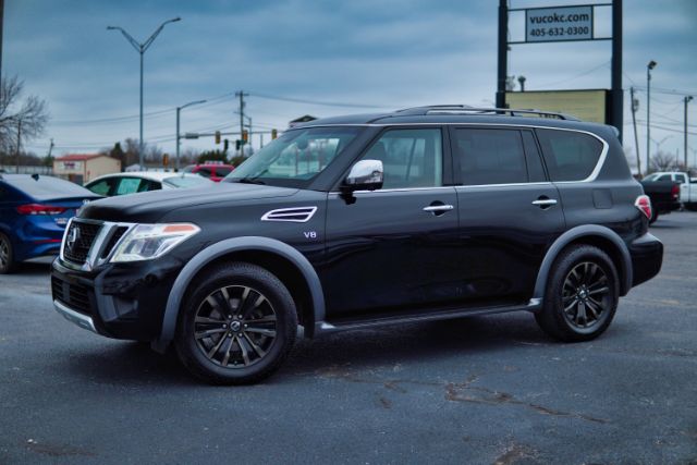 Used 2017 Nissan Armada Platinum 2WD Black JN8AY2NF8H9304517