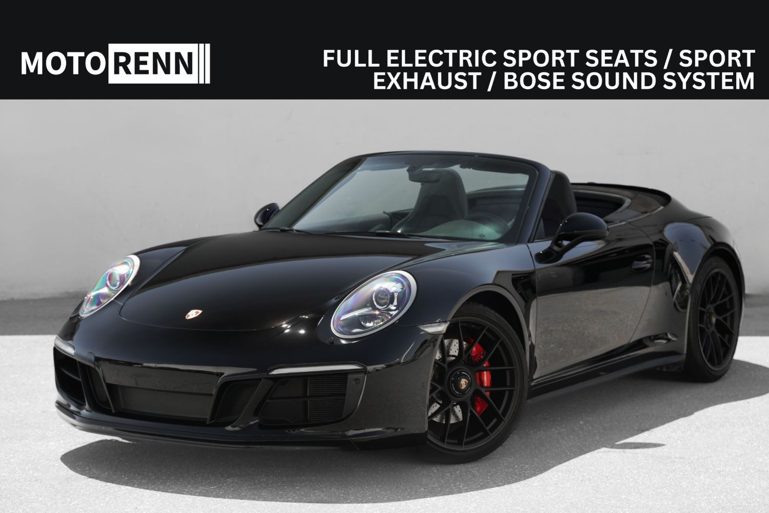 2017 Porsche 911 Carrera GTS Cabriolet RWD